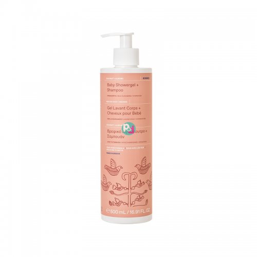 Korres Baby Coconut + Almond Baby Shower Gel + Shampoo 500ml